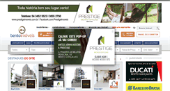 Desktop Screenshot of bentoimoveis.com.br